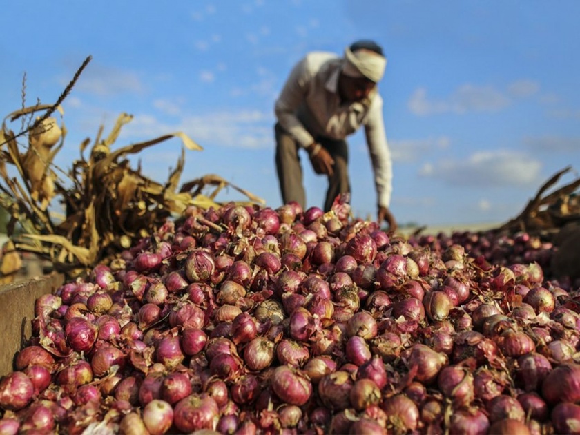 Onion farmers angry on Central government's move on ban on Export of onion hrb | "कधी नव्हे ते दोन रुपये मिळणार होते, पण..."; केंद्र सरकारवर कांदा परिषदेत आरोप