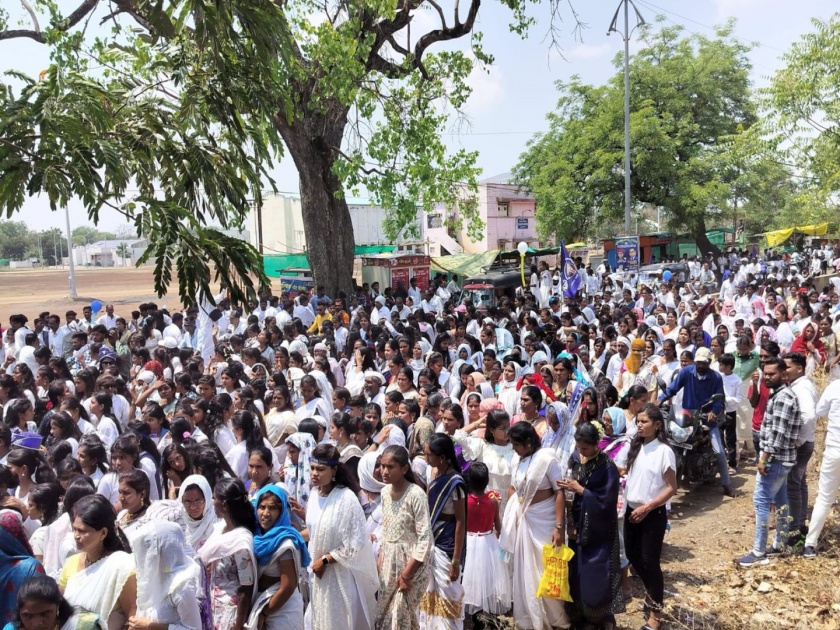 On the occasion of Babasaheb Ambedkar's birth anniversary, rally in Washim Crowds of followers | बाबासाहेब आंबेडकर जयंतीनिमित्त वाशिमात जल्लोष, रॅली! अनुयायांची गर्दी