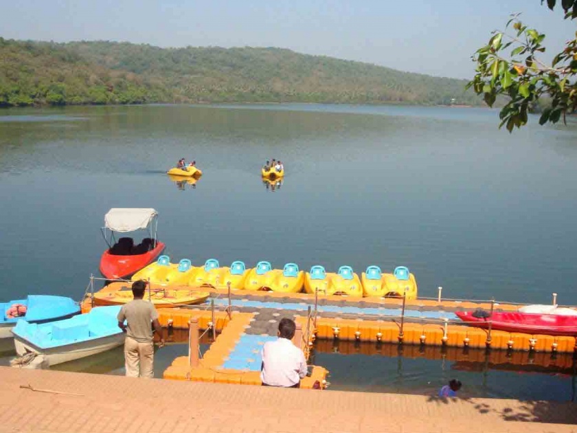 The tourists from Domburla Lake, also visited the Dhampur lake | डोंगुर्ला तलावाची तज्ज्ञांकडून पाहणी, धामापूर तलावालाही दिली भेट