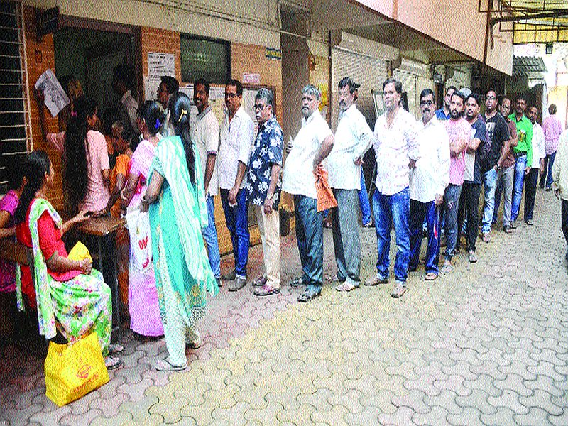 Welfare has shown discouragement among voters in the kalyan East | कल्याण पूर्वेत मतदारांमध्ये दिसला निरुत्साह