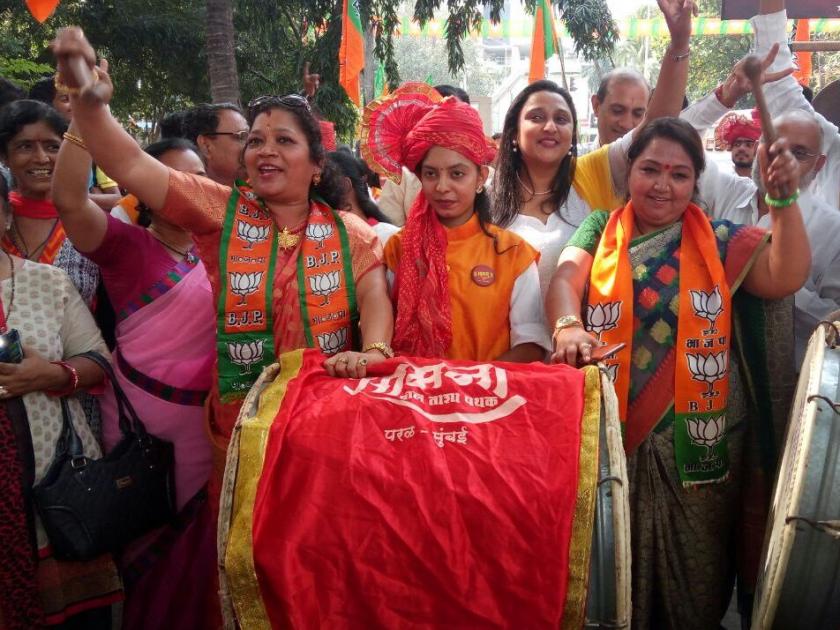 BJP's victory over 'Sangh' drums | गुजरात निवडणूक : भाजपाच्या विजयात वाजले 'सामना'चे ढोल