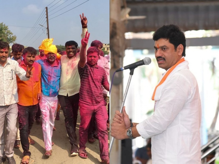 Dhananjay Munde defeats BJP candidate, first Sarpanch elected in parli of mahavikas aghadi | भाजपा उमेदवाराचा पराभव, महाविकास आघाडीचा पहिला सरपंच मुंडेंच्या परळीत