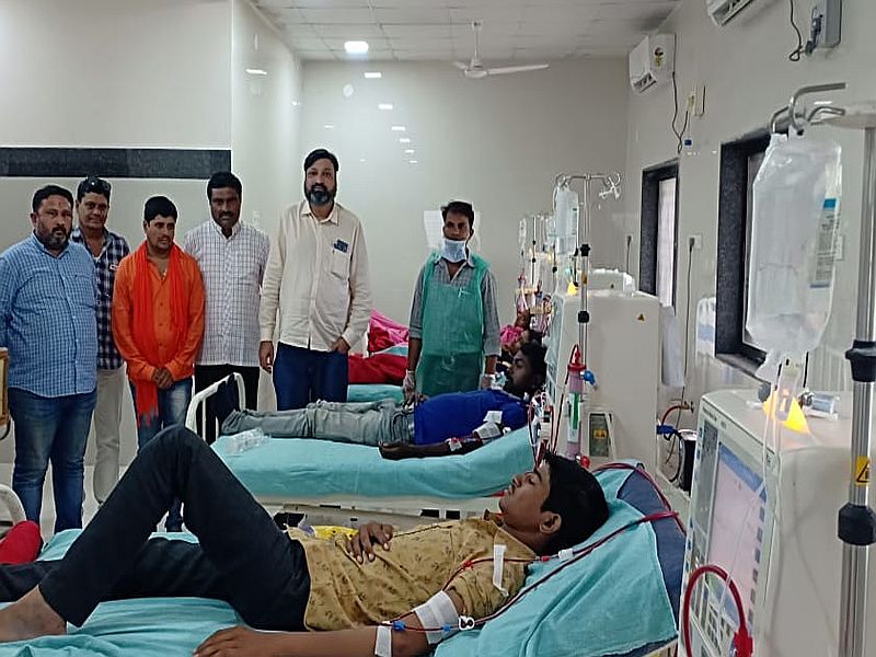 Separate dialysis unit operating in Khamgaon | खामगावात स्वतंत्र डायलेसिस युनिट कार्यरत