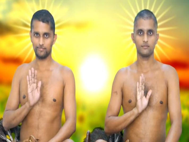 Digambara Muni's Jain Svetambara discourses | एकतेचा संदेश : दिगंबर मुनींचे जैन श्वेतांबर मंदिरात प्रवचन