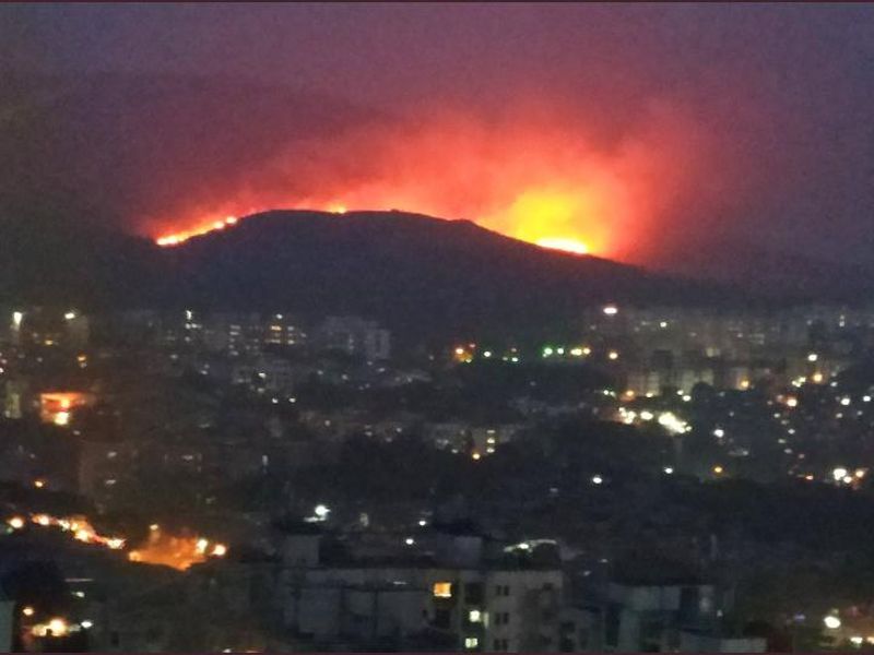 The Dindoshi hill fire news | दिंडोशीच्या डोंगराला आग लागली नाही तर लावली गेली, स्थानिकांचा आरोप