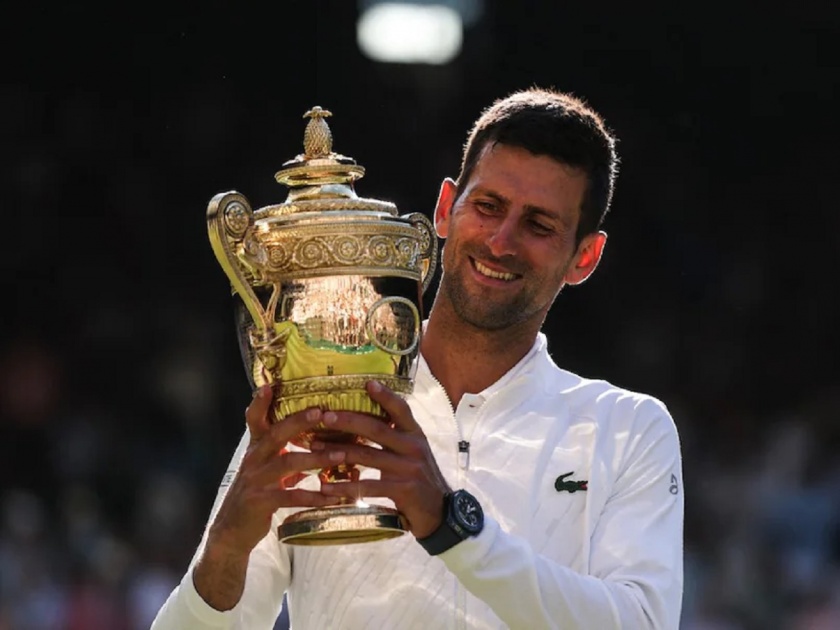 Novak Djokovic wins seventh Wimbledon title and 21st Grand Slam Spain nadal won highest Roger Federer behind | जोकोविच विम्बल्डन ‘चॅम्पियन’, पटकावले २१वे ग्रँडस्लॅम जेतेपद  