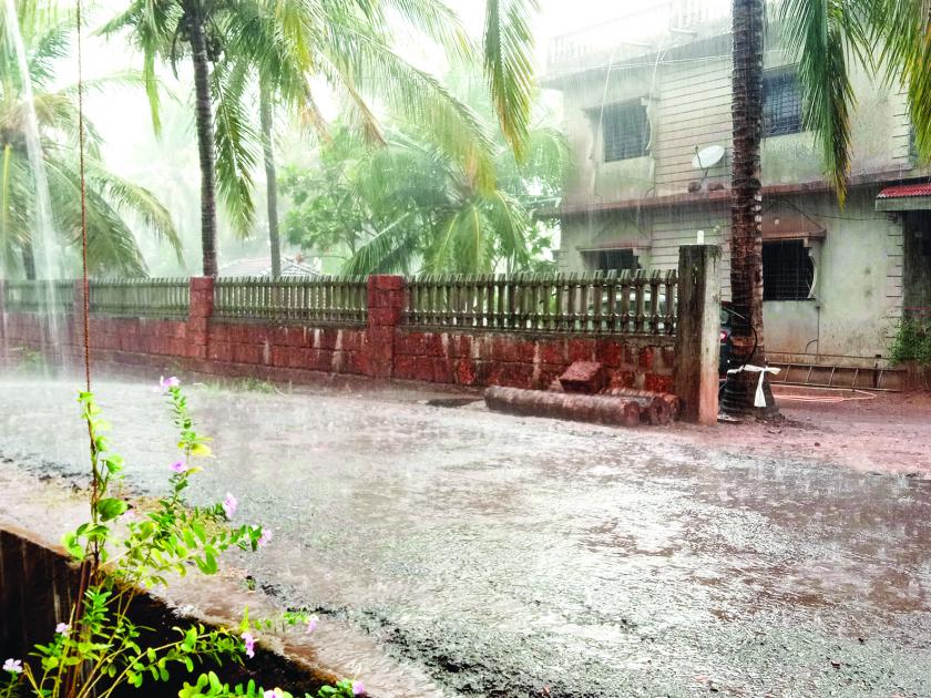 Kankavali taluka receives heavy rainfall | कणकवली तालुक्यात पावसाचा जोर कायमच