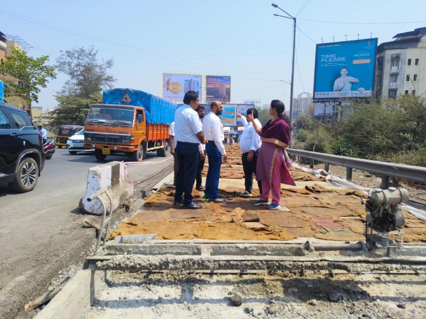 A joint inspection to address the traffic congestion near Patri Bridge Kalyan | कल्याणच्या पत्रीपुलाजवळ होणा-या वाहतूक कोंडीवर उपाययोजना करण्यासाठी संयुक्त पाहणी 