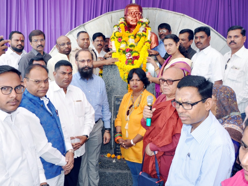 Bharat Ratna Dr. Babasaheb Ambedkar greeted the District | भारतरत्न डॉ. बाबासाहेब आंबेडकर यांना जिल्हाभरात अभिवादन