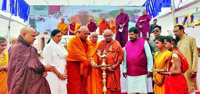 Today the country needs a lot of Buddhist Dhamma: Bhadant Sangha Sena | आज देशाला बौद्ध धम्माची नितांत गरज :  भदंत संघसेना