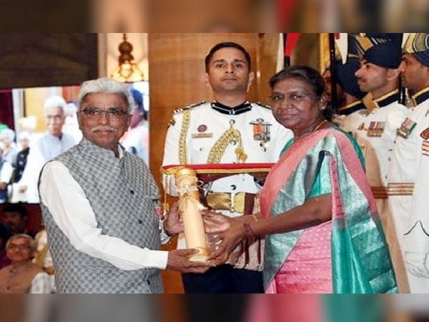 Senior theatre artist of Gadchiroli dr. Parshuram Khune honored with Padma Shri award | उपेक्षित झाडीपट्टी रंगभूमीचा 'पद्मश्री'मुळे दिल्लीत डंका; गडचिरोलीच्या शिरपेचात मानाचा तुरा