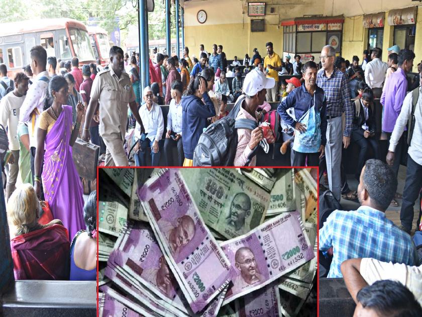 Due to Ganeshotsav, rush of passengers to ST, 1 crore income in one day to Kolhapur division | गणेश भक्तांचे लालपरीला प्राधान्य, एस.टी.च्या कोल्हापूर विभागाला एका दिवसात मिळाले 'इतके' उत्पन्न