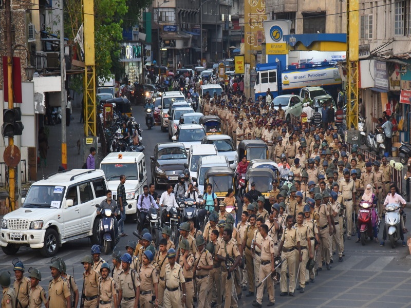 Lok Sabha elections: 8,000 police including central security forces in Pune and Baramati | लोकसभा निवडणूक :पुणे आणि बारामतीसाठी केंद्रीय सुरक्षा दलासह ८ हजार पोलिसांचा बंदोबस्त