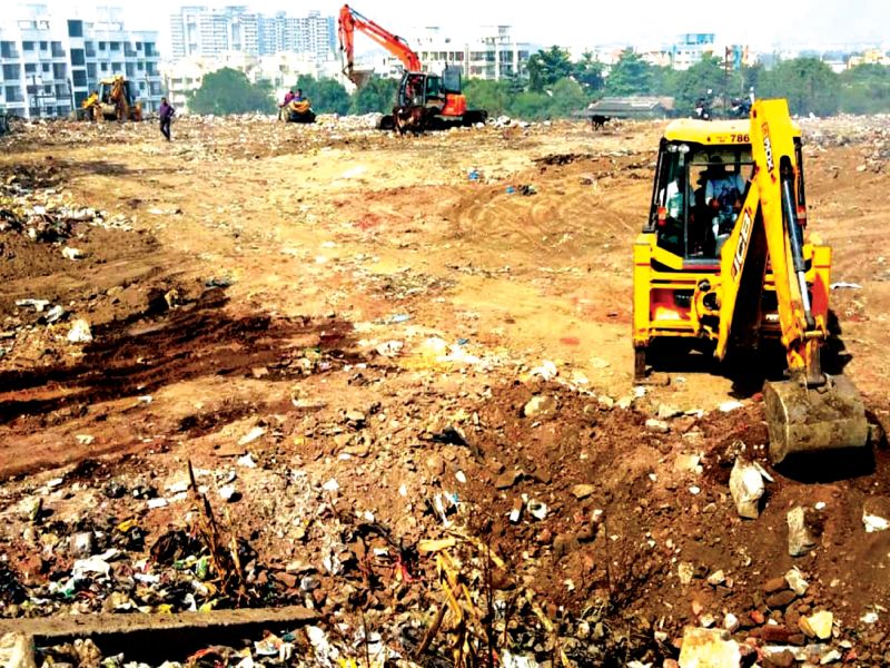The soil filling on the dumping ground; 45 lakhs provision | डम्पिंग ग्राउंडवर मातीचा भराव; ४५ लाखांची तरतूद
