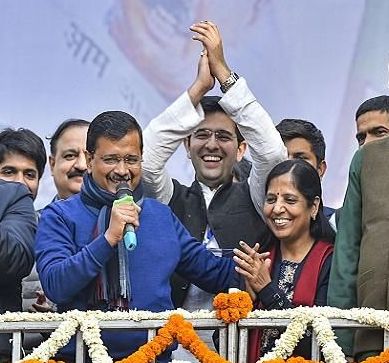 Common man's power in Delhi! Aap won by clean sweep | Delhi Election: दिल्लीत आम आदमीचेच राज्य!
