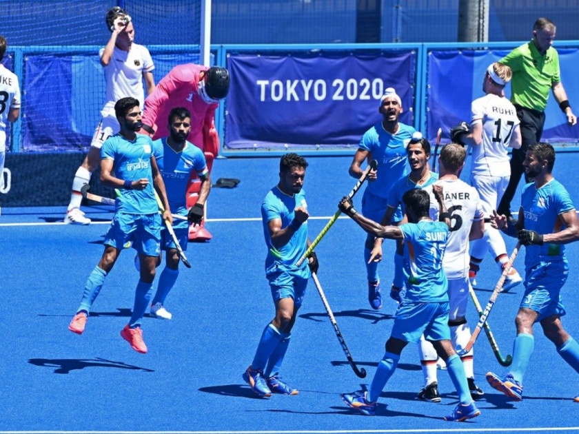 Tokyo Olympics: Historic! India wins medal in hockey after 41 years, defeats Germany to win bronze | Tokyo Olympics: ऐतिहासिक! भारताने ४१ वर्षांनंतर हॉकीमध्ये जिंकले पदक, जर्मनीला नमवून केला कांस्य पदकावर कब्जा