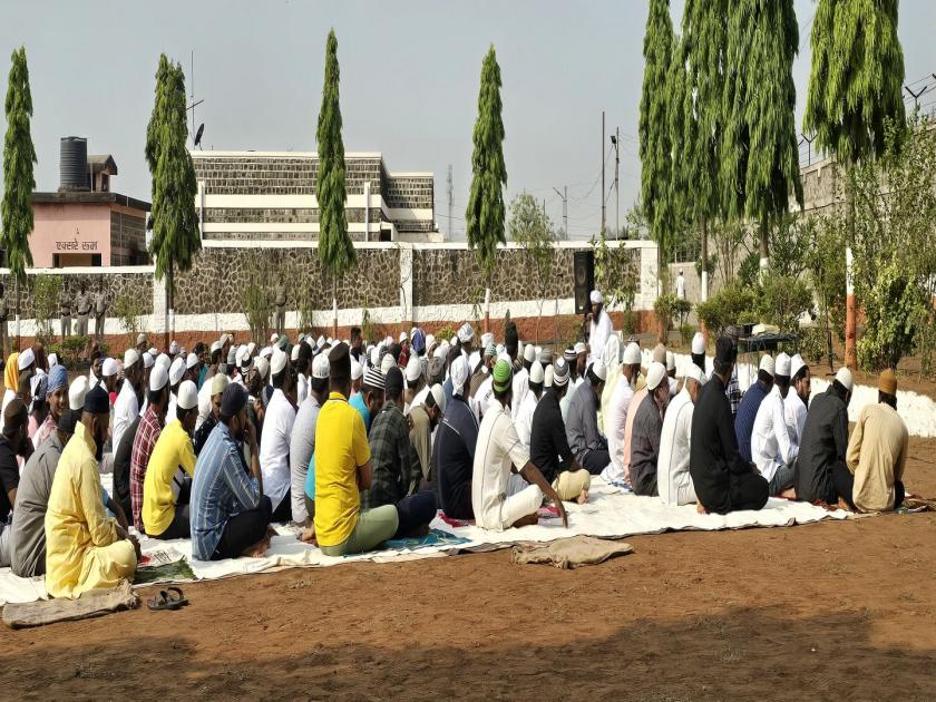 Inmates celebrated Eid in Kalamba Jail in Kolhapur | कोल्हापुरात कळंबा कारागृहात कैद्यांनी साजरी केली ईद