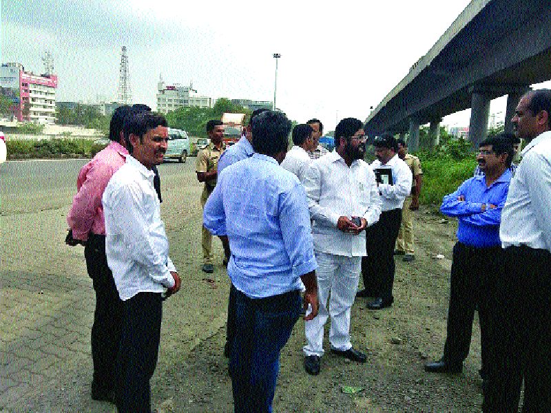  Order to repair potholes on the highway, instructions for beautification of Turbhe to Nerul road | महामार्गावरील खड्डे तत्काळ दुरुस्त करण्याचे आदेश, तुर्भे ते नेरूळ रोडचे सुशोभीकरणाच्याही सूचना
