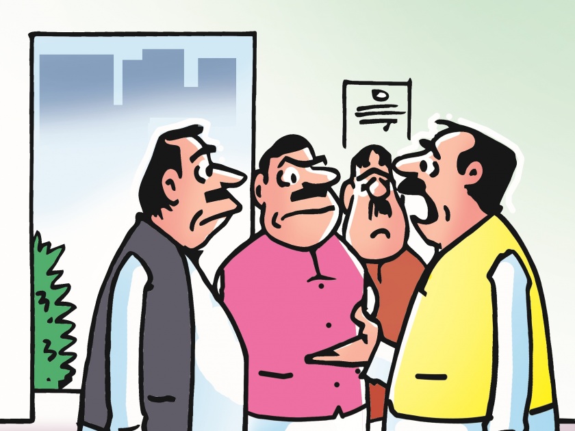 Maharashtra Election 2019 : Political chats ringing in slow markets | Maharashtra Election 2019 : मंदावलेल्या बाजारपेठेत रंगताहेत राजकीय गप्पा