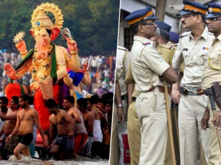 Thank you sir Salute to the mumbai police who worked day and night in the ganesh festival | थँक्यू, साहेब; उत्सवात अहोरात्र झटणाऱ्या विघ्नहर्त्यांना सलाम!