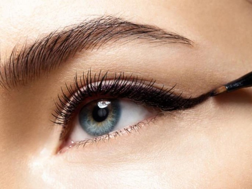 Beauty tips how to make gel eyeliner or kajal at home follow these simple tips | एकही पैसा खर्च न करता घरीच तयार करा जेल आयलाइनर अन् काजळ