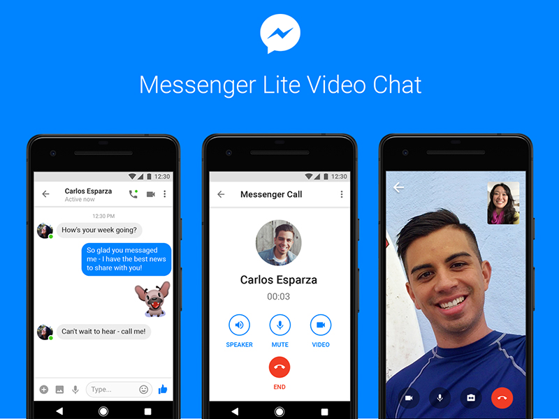 Online chatting feature in Facebook light messenger | फेसबुक मॅसेंजर लाईटमध्ये व्हिडीओ चॅटिंगची सुविधा