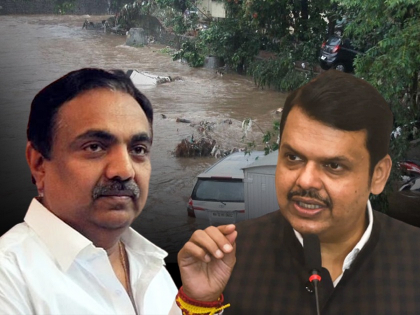 ncp leader jayant patil criticize dcm devendra fadnavis pune flood twitter | "नव्या पुण्याच्या 'शिल्पकारांनी' केलेला विकास पुण्याच्या रस्त्यावरून वाहतोय"