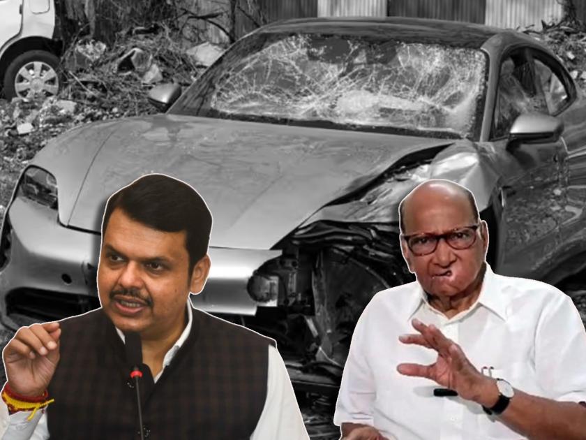 In the case of the Pune accident, the Home Minister Devendra Fadnavis fulfilled his responsibility; Sharad Pawar statement | पुणे अपघात प्रकरणी गृहमंत्र्यांनी त्यांची जबाबदारी पाळली, त्यामुळे...; शरद पवारांचं विधान