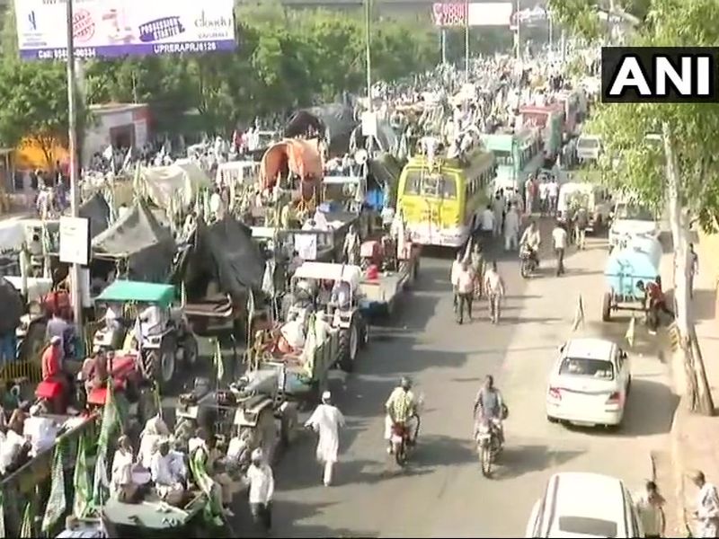 Farmers agitation in national Capital | Kisan Kranti Padyatra: 'राजा'विरोधात बळीराजाचा एल्गार, दिल्लीच्या वेशीवर पोलीस-शेतकरी भिडले