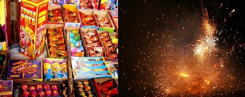Firecracker bar exploded on Diwali Pollution level increased | दिवाळीत उडाला फटाक्यांचा बार..प्रदूषणाची पातळी वाढली पार