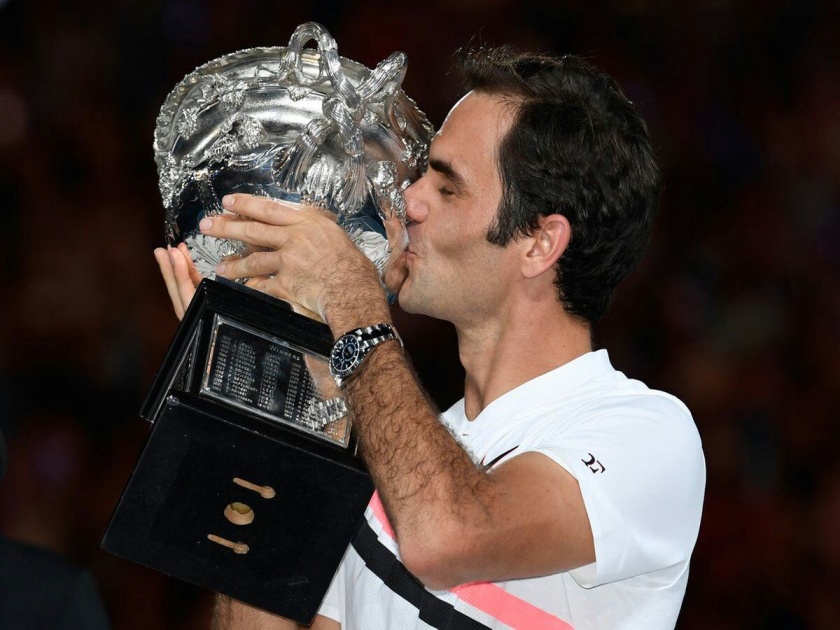Federer's record victory; Name on the 20th Grandslam Trophy | सलाम फेडरर... ऑस्ट्रेलियन ओपन जिंकून २० व्या ग्रँडस्लॅम ट्रॉफीवर कोरलं नाव!