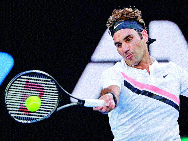 Federer defeats in the final, Del Potro's challenge for the winner | फेडररची अंतिम फेरीत धडक, जेतेपदासाठी डेल पोत्रोचे आव्हान