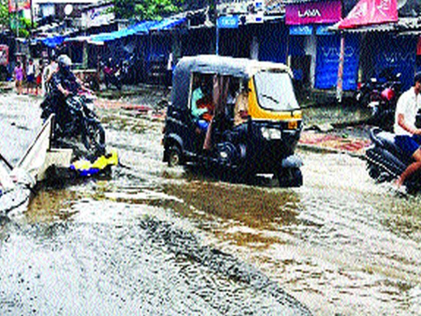 The rain battered the water in Vasai-Virar | पावसाच्या धुवाधार बॅटिंगने वसई-विरारमध्ये साचले पाणी