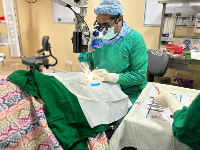10 thousand 663 successful cataract surgeries in district hospital | जिल्हा रुग्णालयात १० हजार ६६३ यशस्वी मोतीबिंदू शस्त्रक्रिया