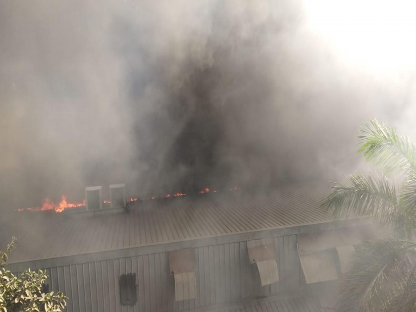 Big market fire in Matunga | माटुंग्यातील बिग बाजारला भीषण आग 
