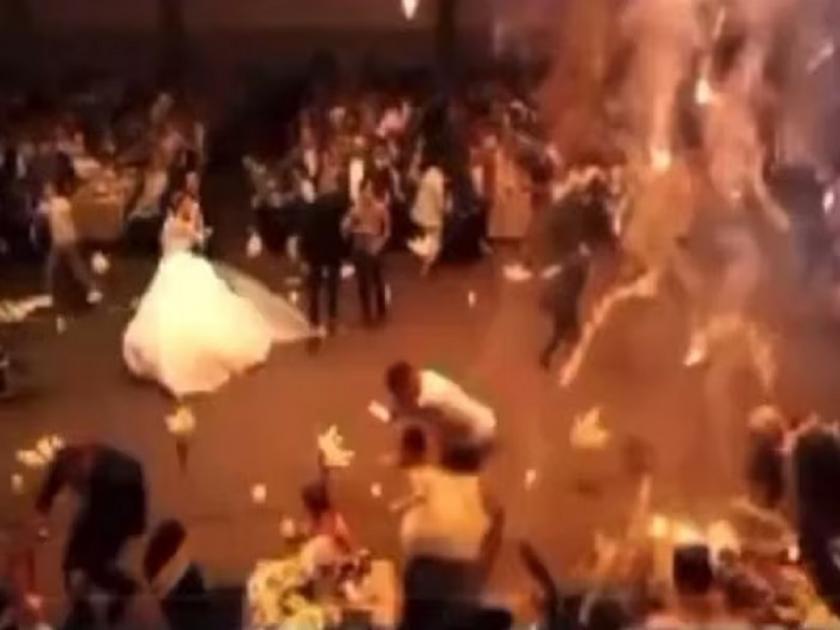 At least 113 killed, over 150 injured as fire engulfs wedding party in Iraq | इराकमध्ये लग्न समारंभात आग, ११३ जणांचा दुर्दैवी मृत्यू तर १५० जण जखमी 