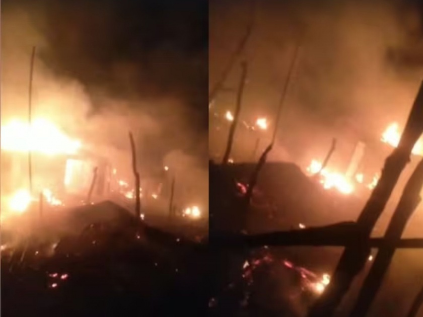 darbhanga house caught fire due to fireworks during wedding procession six people dead | मोठी दुर्घटना! लग्नातील फटाक्यांमुळे घराला भीषण आग; सिलिंडरचा स्फोट, 6 जणांचा मृत्यू
