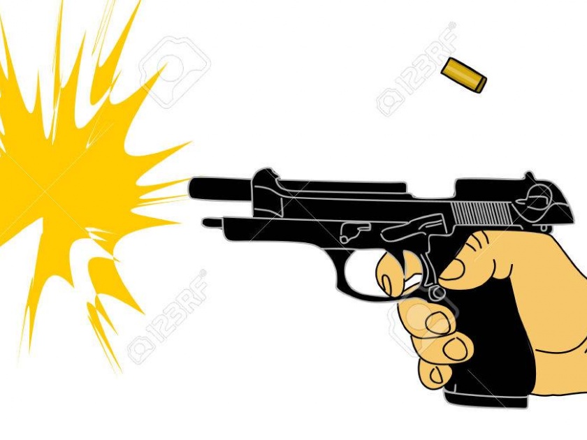 Malegaon suspect shot in the air | मालेगावी संशयिताचा हवेत गोळीबार