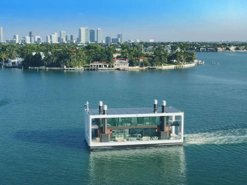 floating luxury's bungalow on Sea Water | समुद्री लाटांवर तरंगणारा स्वप्नातील लक्झरी बंगला, ३९.४३ कोटी रूपये आहे याची किंमत...