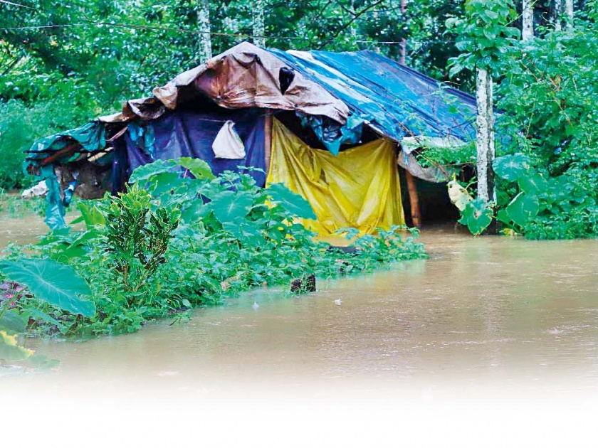 Heavy rainfall in adivasi area and plight of adivasi is always unnoticed.. | आमच्याही पावसाची नोंद घ्या.