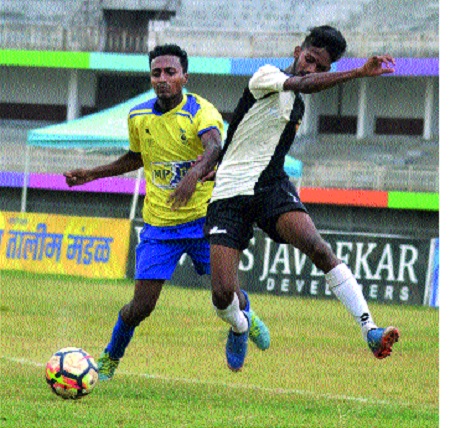 'Patan' over 'Sainath'; Seventh soccer football tournament | ‘पाटाकडील’ची ‘साईनाथ’वर मात ; सतेज चषक फुटबॉल स्पर्धा