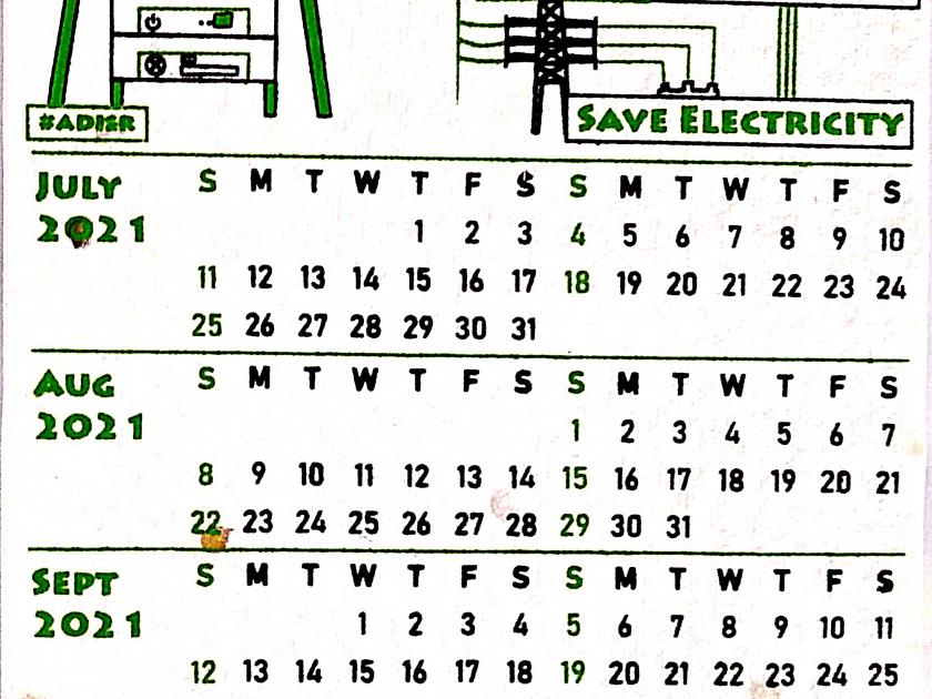 Calendar with seeds prepared by the Forest Department | वनविभागाने तयार केली बिया असलेली दिनदर्शिका