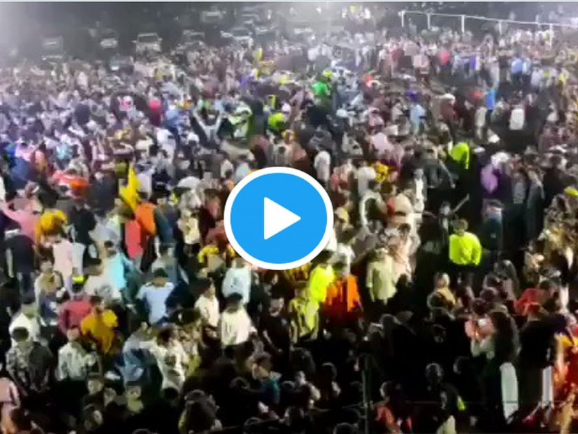 Video: 6000 people gathered in engagement of the BJP leader's grand daughter | Video: ५०, १०० नाही ६०००! भाजपा नेत्याच्या नातीच्या एन्गेजमेंटला जनसागर लोटला