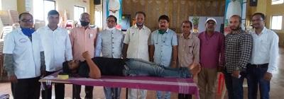 Response to blood donation at Ghaling College, Gadhinglaj | गडहिंग्लजच्या घाळी महाविद्यालयात महारक्तदानाला प्रतिसाद