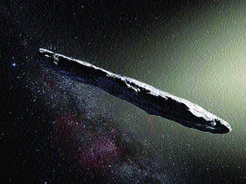 Cigar shaped asteroid that appears in the solar system | सौरमालेत दिसला सिगार आकाराचा लघुग्रह