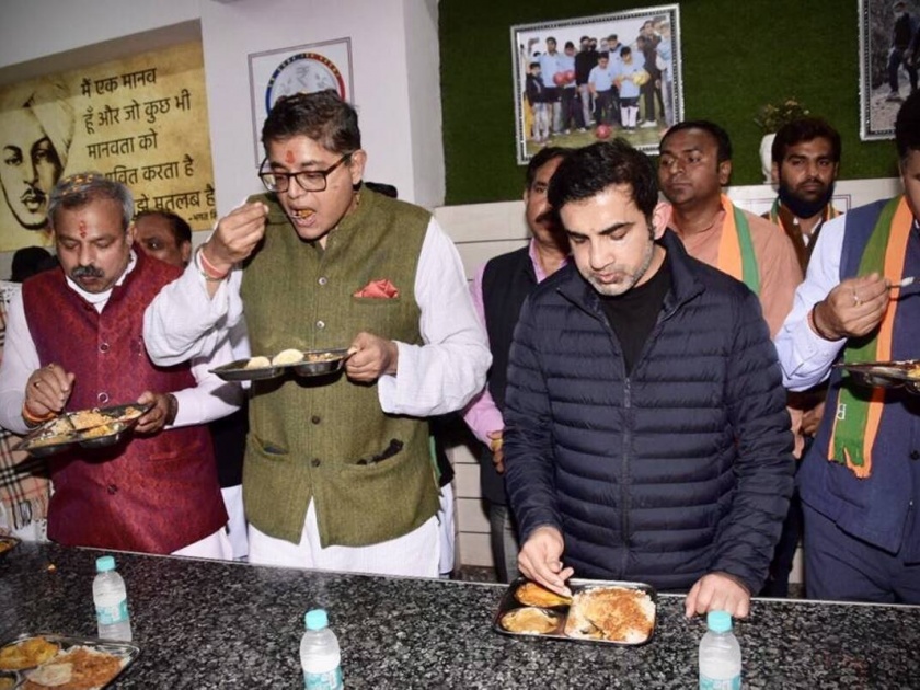 Movement to feed those in need MP Gautam Gambhirs Jan Rasoi to serve lunch at Rupees 1 | केवळ एका रूपयांत मिळणार पोटभर जेवण; गौतम गंभीरनं सुरू केली 'जन रसोई'