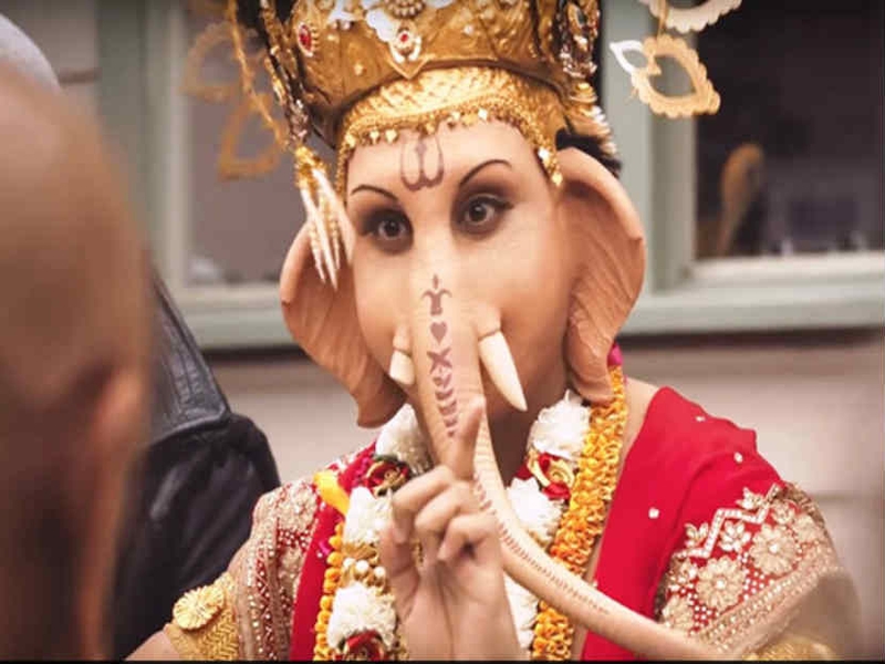 India opposes the advertisement of Ganesha eating meat; Action demand | मांस खाणाऱ्या गणेशाच्या जाहिरातीला भारताचा विरोध; कारवाईची केली मागणी