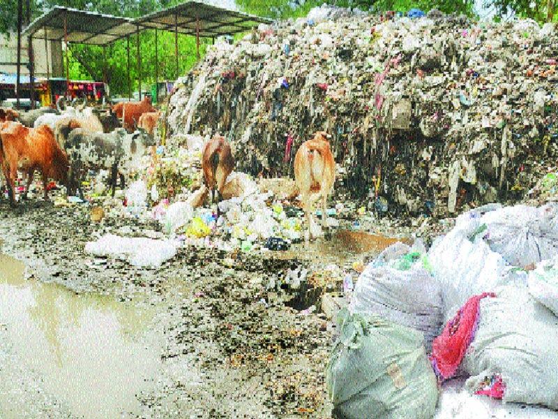 One worker suspended due to disposal garbage issue; Aurangabad Municipal Corporation's mischief behavior | औरंगाबाद मनपाच्या अजब त-हा; कचरा तुंबल्याचा राग काढला सफाई मजुरावर