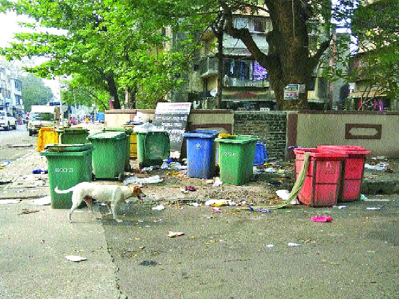 If the garbage was leased, the Department of Health canceled the license | कचरा टाकल्यास परवाना रद्द, आरोग्य विभागाने घेतली दखल