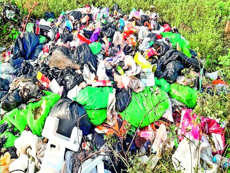 Pimpri Chinchwad Municipality Out side village waste garbage in city | पिंपरी चिंचवड महापालिका हद्दीबाहेरील गावांचा कचरा शहरात